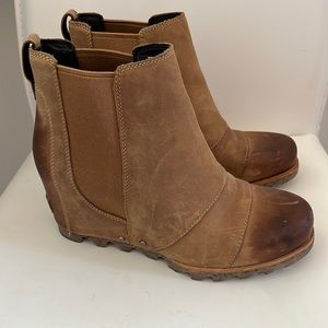 Sorel Camel Wedge Boot